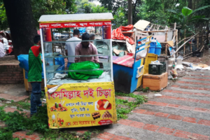 সড়ক-ফুটপাত দখলমুক্ত করল ডিএসসিসি, ৮ নার্সারি মালিককে জরিমানা