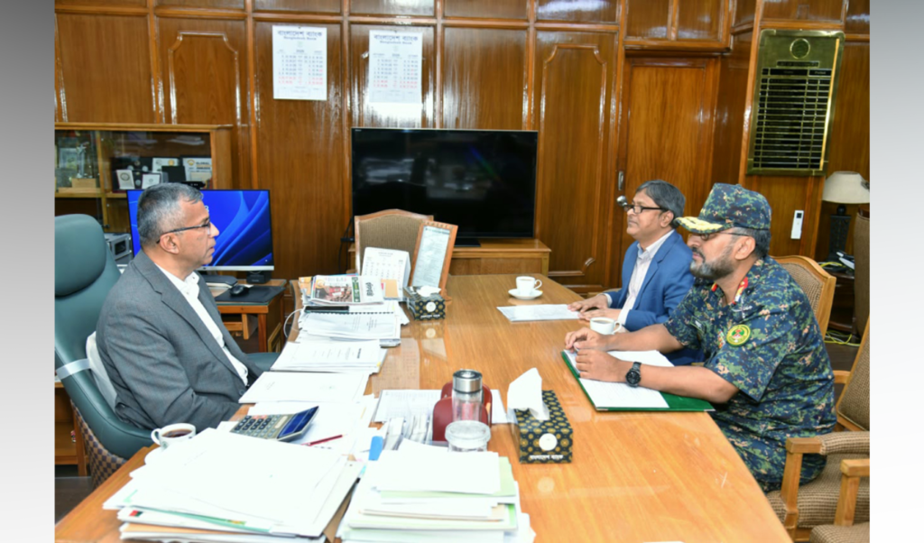 ডিজিটালাইজেশন ও নতুন নিয়োগ নিয়ে বাংলাদেশ ব্যাংক গভর্নরের সাথে বৈঠক