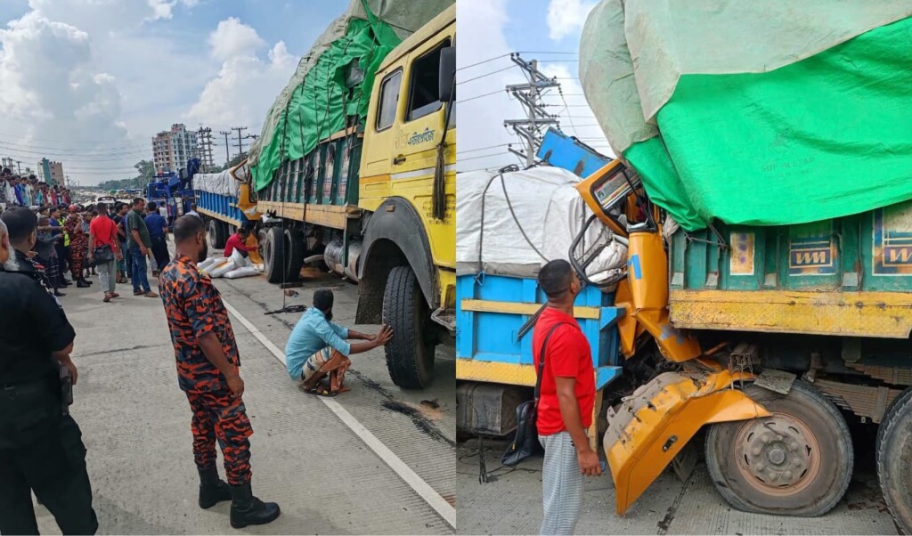 বগুড়া শজিমেক হাসপাতালের সামনে দুই ট্রাকের সংঘর্ষ, নিহত ২ আহত ৩ 4 বগুড়া শজিমেক হাসপাতালের সামনে দুই ট্রাকের সংঘর্ষ, নিহত ২ আহত ৩
