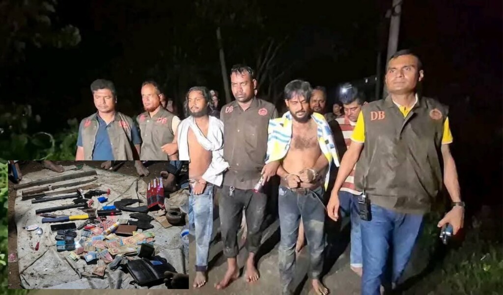 বগুড়ায় ডিবি পুলিশের বিশেষ অভিযানে আগ্নেয়াস্ত্র, দেশীয় অস্ত্র, মাদক ও নগদ টাকাসহ রকি-রাকিব বাহিনীর ৩ সদস্য আটক 4 বগুড়ায় ডিবি পুলিশের বিশেষ অভিযানে
