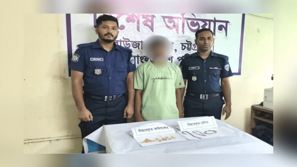 ভক্তির ভঙ্গিতে মন্দিরে ঢুকে গয়না চুরি, গ্রেপ্তার তরুণ