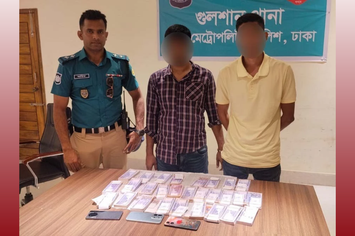 রাজধানীতে ২৮ লাখ টাকার জাল নোটসহ দুই কারবারি গ্রেপ্তার