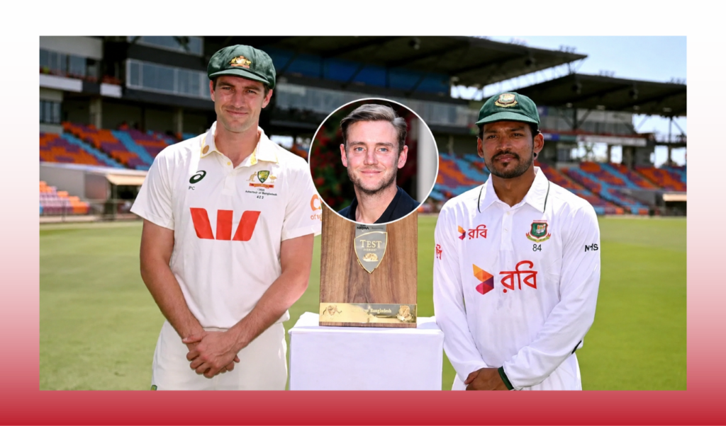‘টস জিতে বোলিং পেলে অস্ট্রেলিয়াকে ৬০ রানে গুটিয়ে দিত বাংলাদেশ’: স্টুয়ার্ট ব্রড 2 ‘টস জিতে বোলিং পেলে অস্ট্রেলিয়াকে ৬০ রানে গুটিয়ে দিত বাংলাদেশ স্টুয়ার্ট ব্রড ‘টস জিতে বোলিং পেলে অস্ট্রেলিয়াকে ৬০ রানে গুটিয়ে দিত বাংলাদেশ’: স্টুয়ার্ট ব্রড