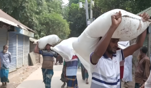 রৌমারীতে চরম বিশৃঙ্খলা, ডিলারের গুদাম ভেঙে সার নিয়ে গেলেন কৃষকেরা