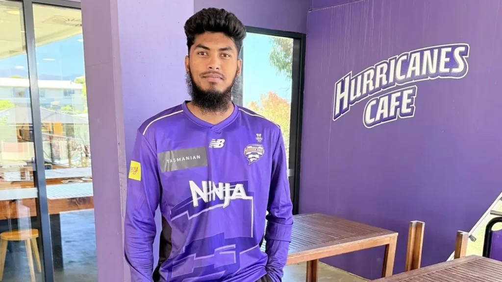 আবারও হোবার্ট হ্যারিকেন্সের হয়ে বিগ ব্যাশে রিশাদ 4 আবারওa হোবার্ট হ্যারিকেন্সের হয়ে বিগ ব্যাশে রিশাদ