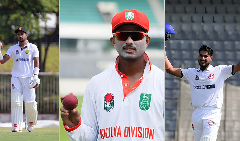 এনসিএলের দ্বিতীয় রাউন্ডে মিম ও নাঈমের ব্যাটিং তাণ্ডব, মাহেদীর ঘূর্ণিতে তছনছ রাজশাহী 3 এনসিএলের দ্বিতীয় রাউন্ডে মিম ও নাঈমের ব্যাটিং তাণ্ডব, মাহেদীর ঘূর্ণিতে তছনছ রাজশাহী