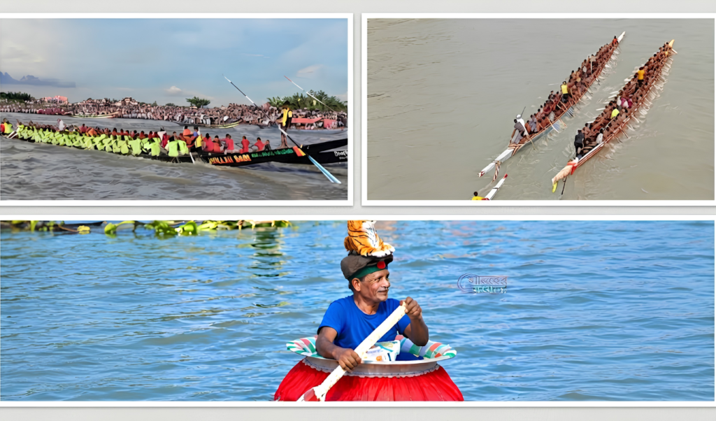 কালীগঙ্গার নৌকাবাইচে লাখো মানুষের ঢল, চ্যাম্পিয়ন কুড়িগ্রামের ‘মায়ের দোয়া’ 3 কালীগঙ্গার নৌকাবাইচে লাখো মানুষের ঢল, চ্যাম্পিয়ন কুড়িগ্রামের ‘মায়ের দোয়া’