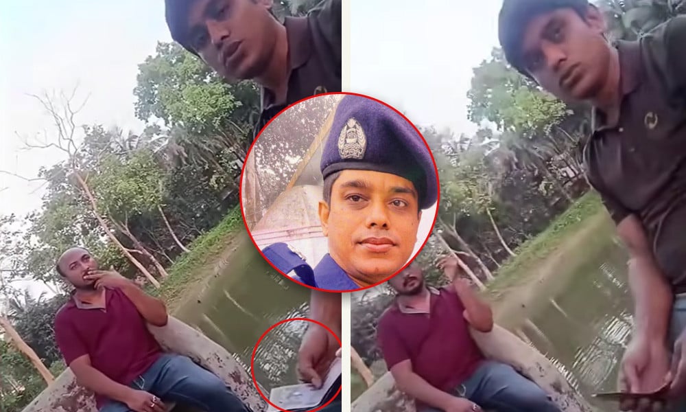 ঘুষ নেওয়ার ভিডিও ভাইরাল, চুনারুঘাটের এএসআই প্রত্যাহার 3 ঘুষ নেওয়ার ভিডিও ভাইরাল, চুনারুঘাটের এএসআই প্রত্যাহার