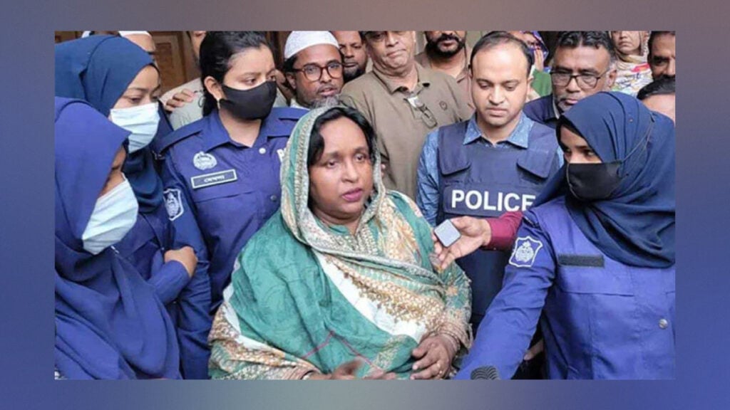 জামিন পেয়ে আইভীর স্লোগান ‘জয় বাংলা, দাবিয়ে রাখা যাবে না’