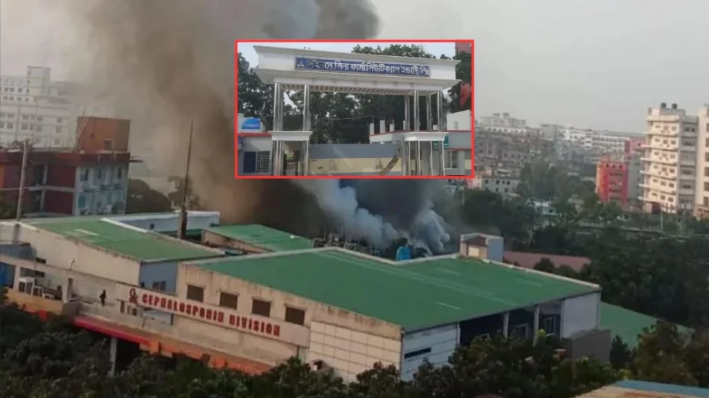 দুই ঘণ্টার চেষ্টায় গাজীপুরে ইবনে সিনার কারখানার আগুন নিয়ন্ত্রণে