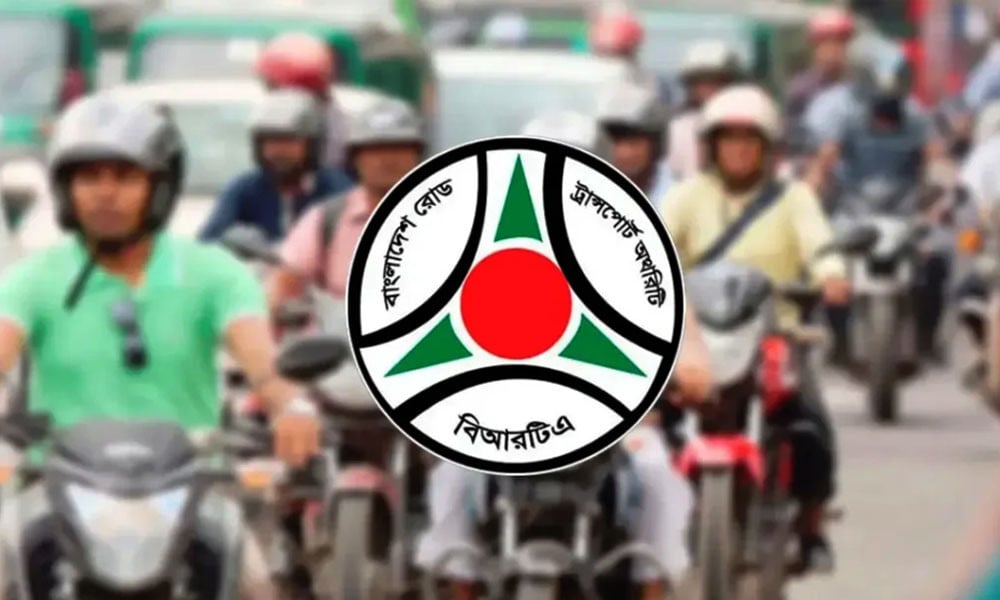 মোটরসাইকেলের সামনের নম্বরপ্লেট লাগানোর সময় বাড়ানোর প্রস্তাব
