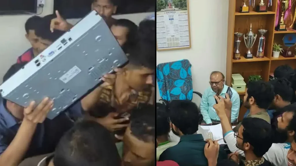 সাংবাদিকদের ওপর হামলা, ফুটেজ মুছে ফেলার অভিযোগ প্রভোস্টের বিরুদ্ধে 3 সাংবাদিকদের ওপর হামলা, ফুটেজ মুছে ফেলার অভিযোগ প্রভোস্টের বিরুদ্ধে