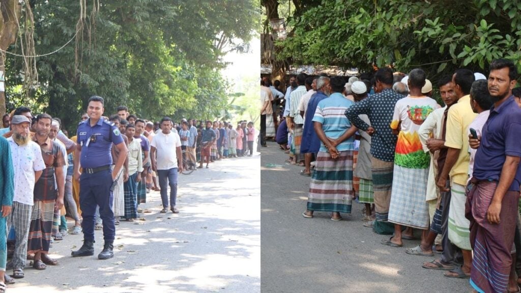 সারের জন্য ভোররাত থেকে লাইনে কৃষক, তবু মিলছে না চাহিদামতো