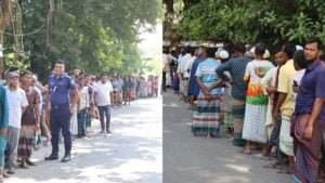 সারের জন্য ভোররাত থেকে লাইনে কৃষক, তবু মিলছে না চাহিদামতো