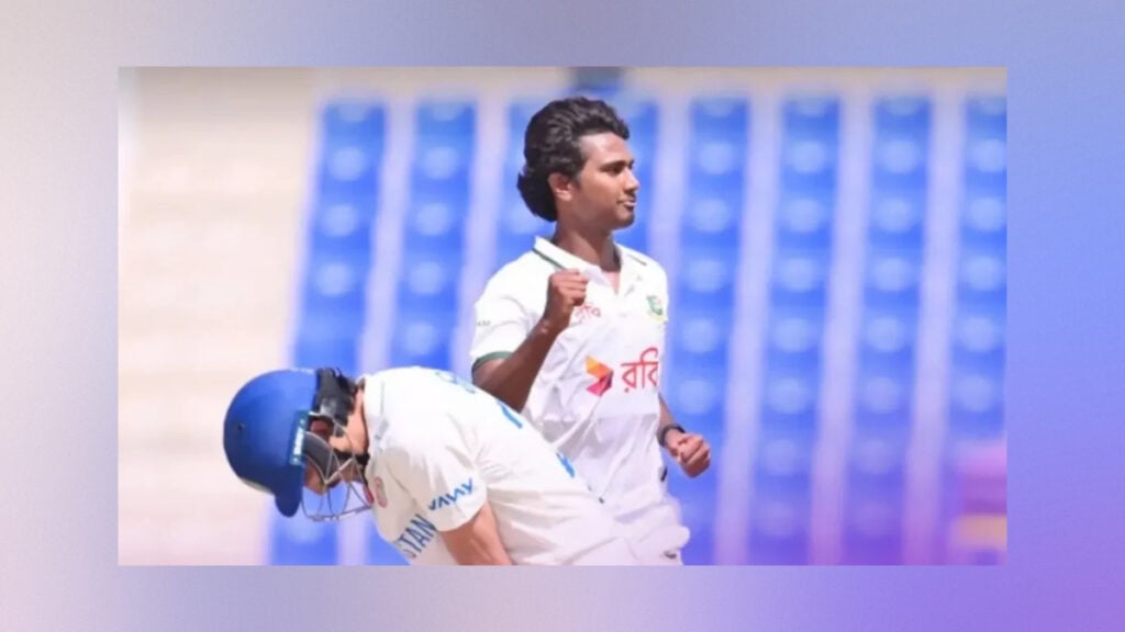 হাসানের হ্যাটট্রিকে আফগানিস্তানের পতন, ১০৬ রানে এগিয়ে বাংলাদেশ 3 হাসানের হ্যাটট্রিকে আফগানিস্তানের পতন, ১০৬ রানে এগিয়ে বাংলাদেশ